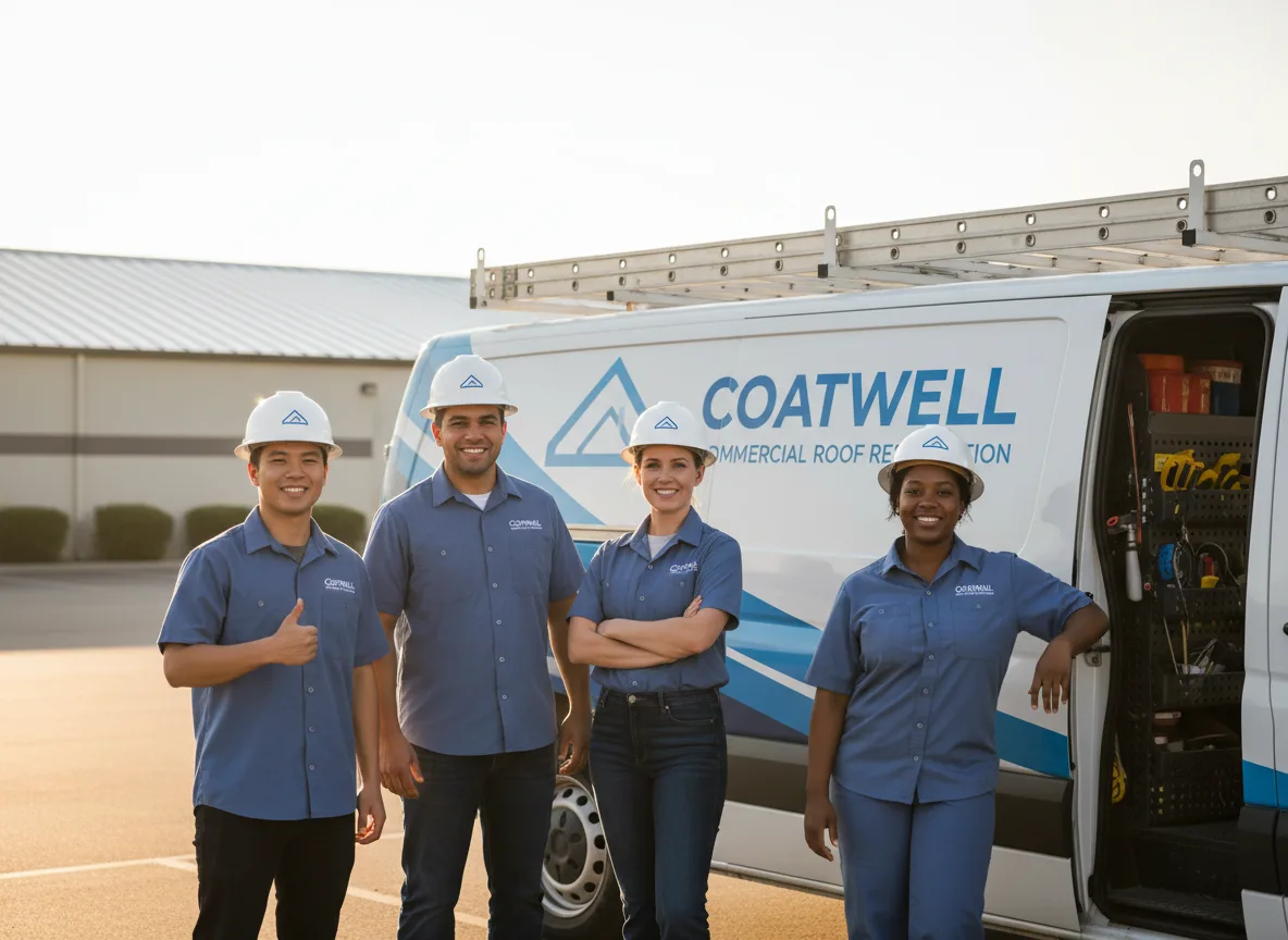 Commercial roof coating company in Cowdrey, CO